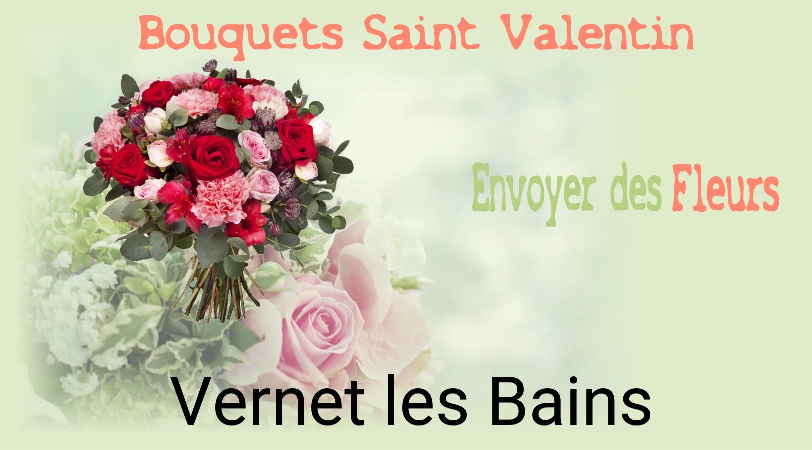 Roses de Saint-Valentin livrées à Vernet-les-Bains